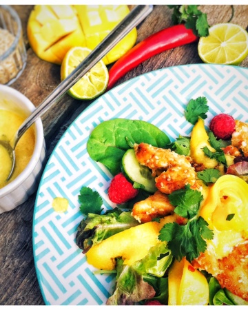 Hähnchen, Mango, Salat, foodwerk.ch