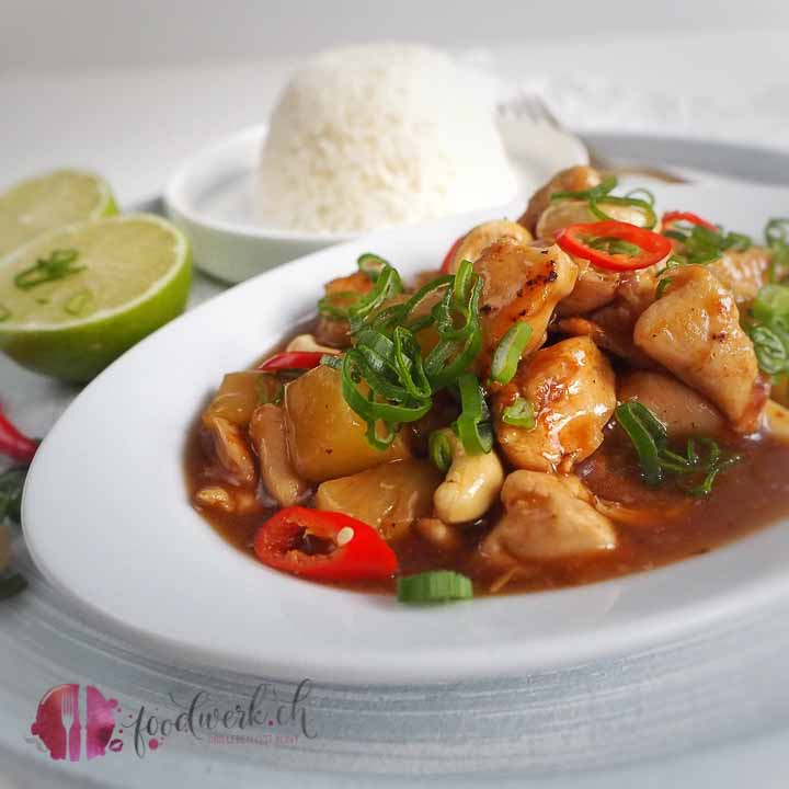 Hähnchen mit Ananas