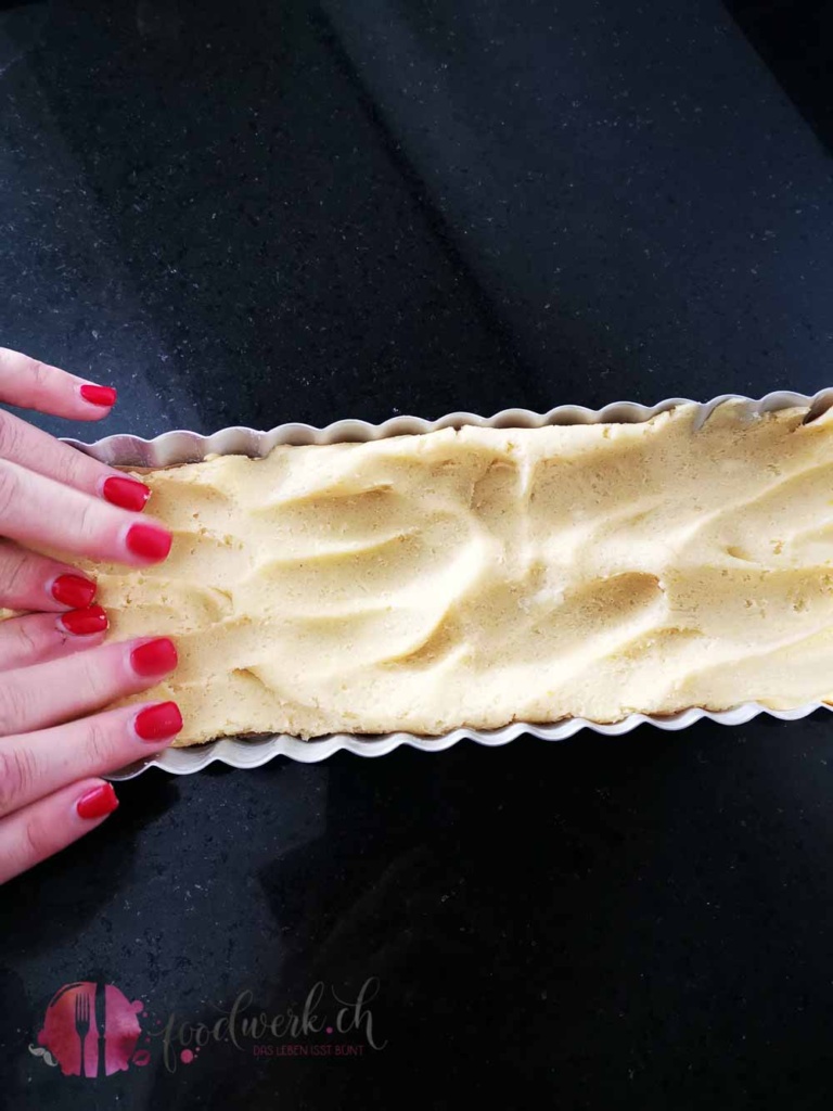 Mürbeteig in Tarte FOrm