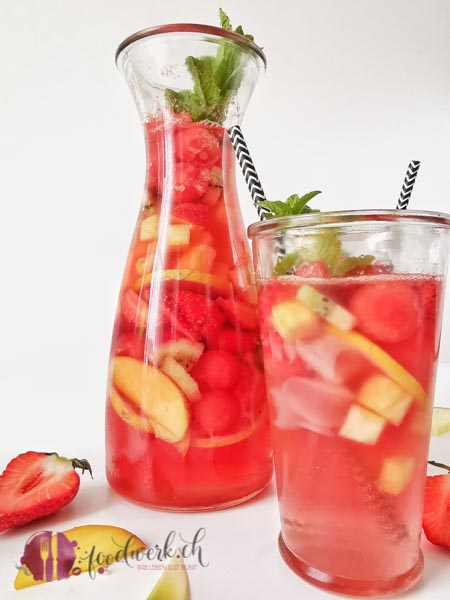 Früchtebowle und Rimuss Fresh