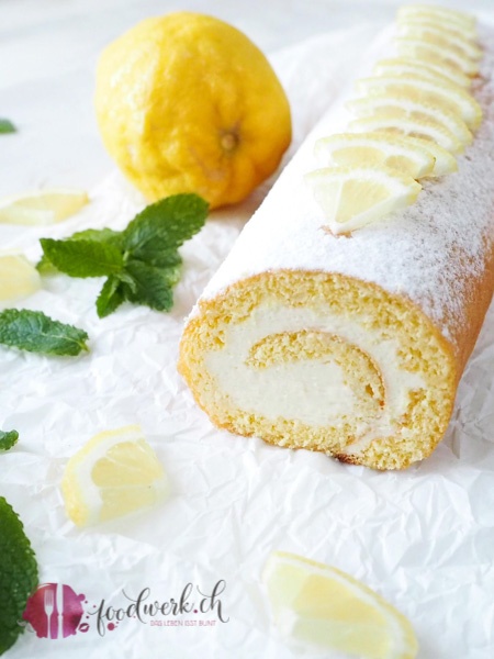 Rouelade mit Zitronen Füllung