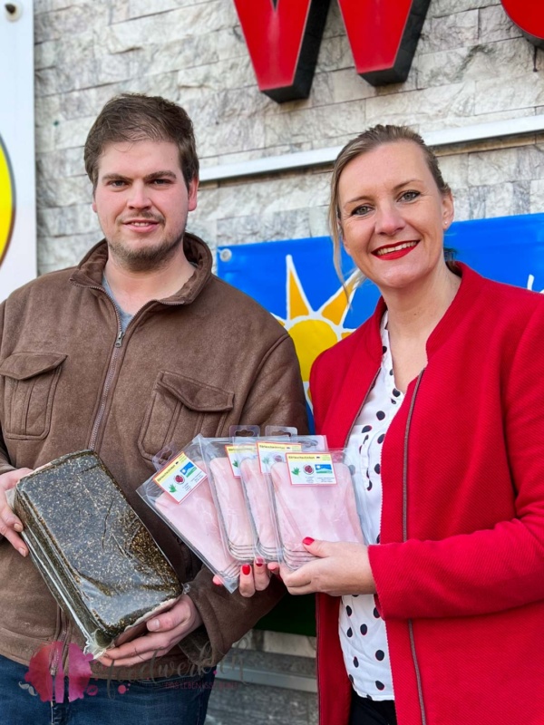 Christian Küpfer mit Bärlauchschinken und Caro