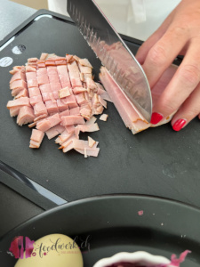 schinken klein schneiden