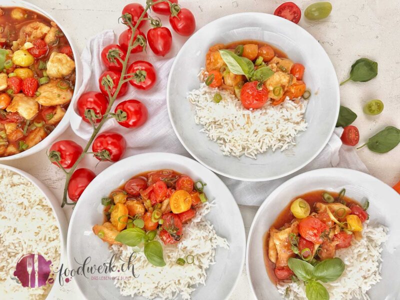 Tomaten Sweet and sour mit Tomaten aus der Region für die Region 