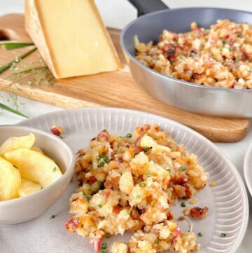 Glarner Alpkäse AOP mit Kartoffelribel