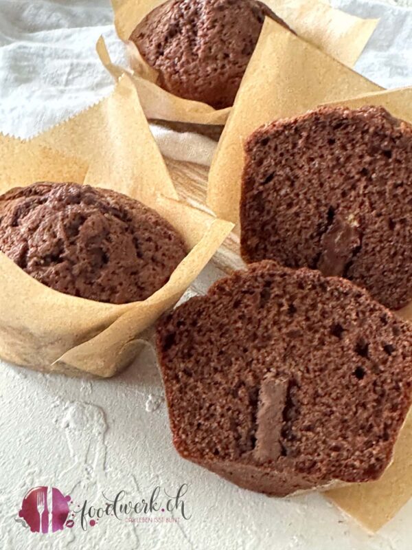 Schokokern in den schnellsten Schokomuffins